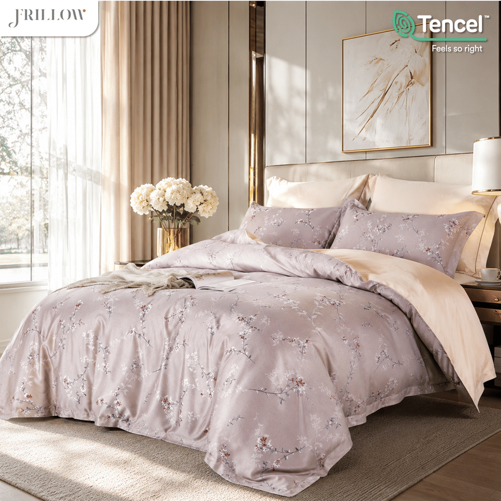 ปลอกผ้านวม 100X90 นิ้ว FRILLOW TENCEL™ 1180TC สี LADY FREESIA_11